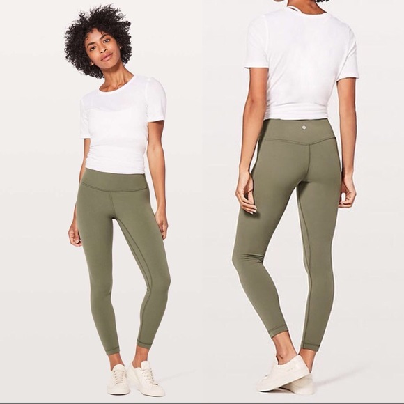 green lululemon leggings outfit